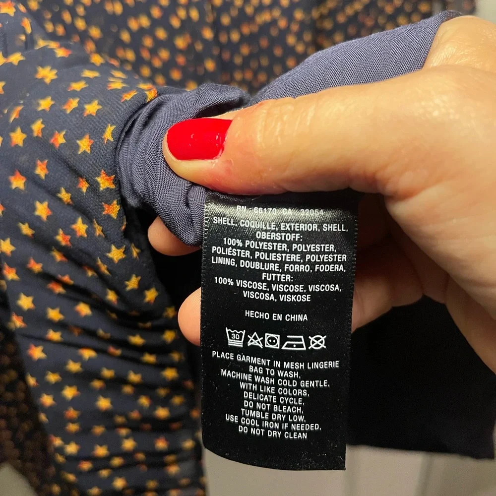 🆕NWT Women’s Anthropologie Seen Worn Kept Vega Pleated Mini Dress Navy Size 6 - Picture 13 of 14